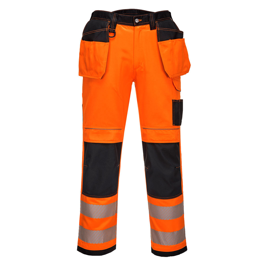 Portwest PW3 Hi-Vis Holster Pocket Work Trousers - T501