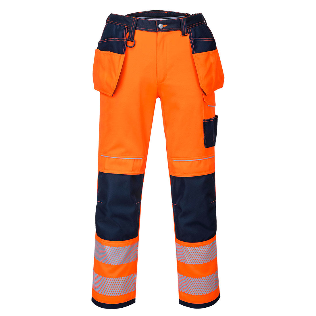 Portwest PW3 Hi-Vis Holster Pocket Work Trousers - T501