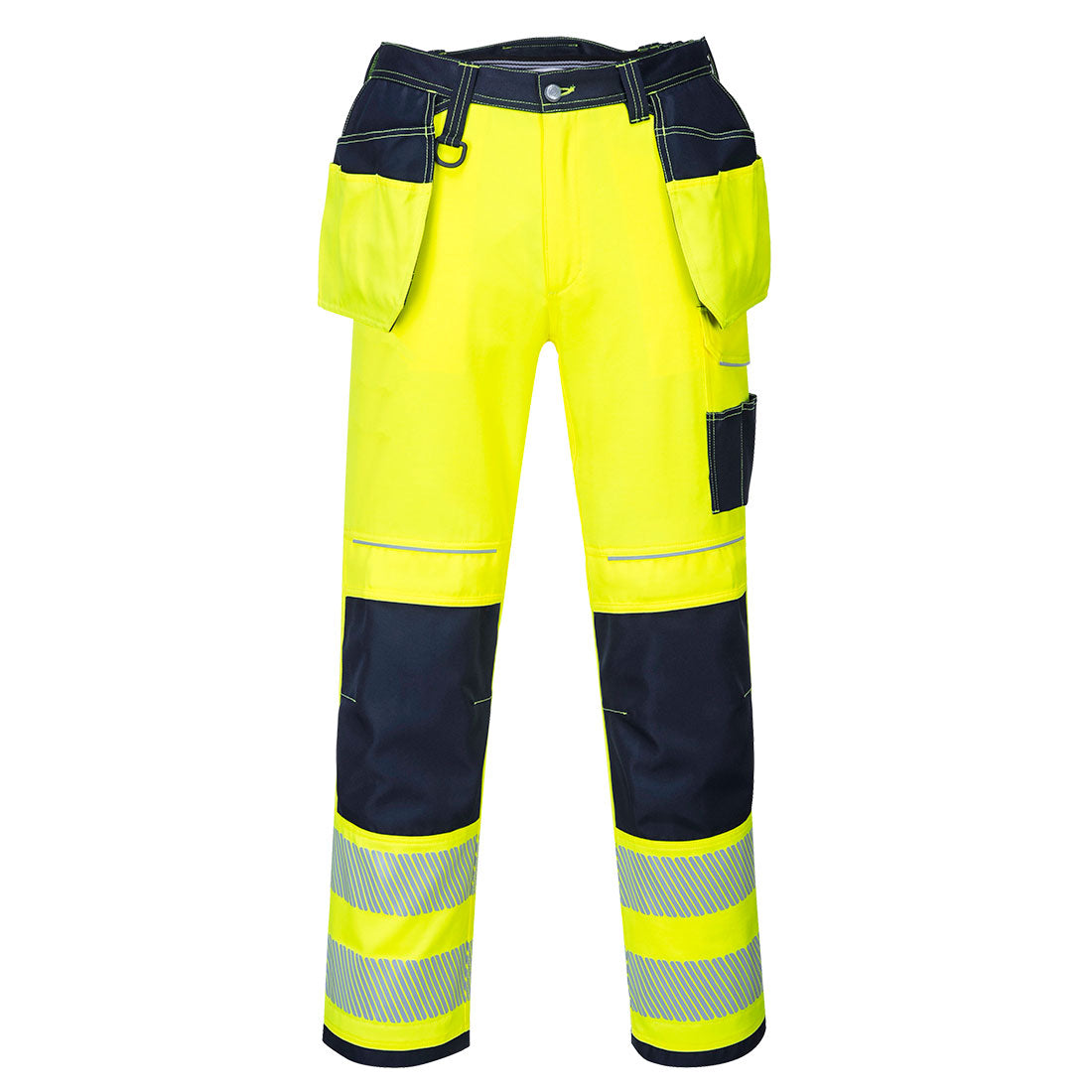 Portwest PW3 Hi-Vis Holster Pocket Work Trousers - T501