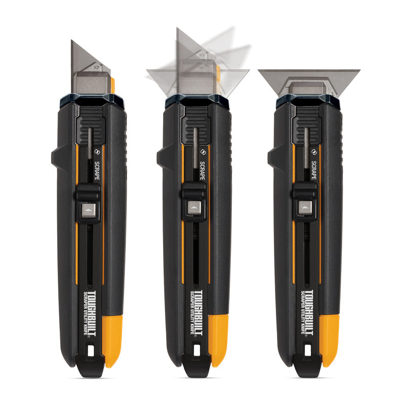 TOUGHBUILT TB-H4S5-01 SCRAPER UTILITY KNIFE 5 BLADES SET - 4