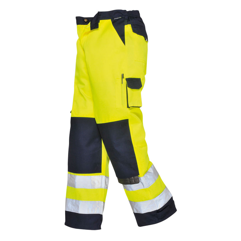 Portwest Lyon Hi-Vis Contrast Work Trousers - TX51