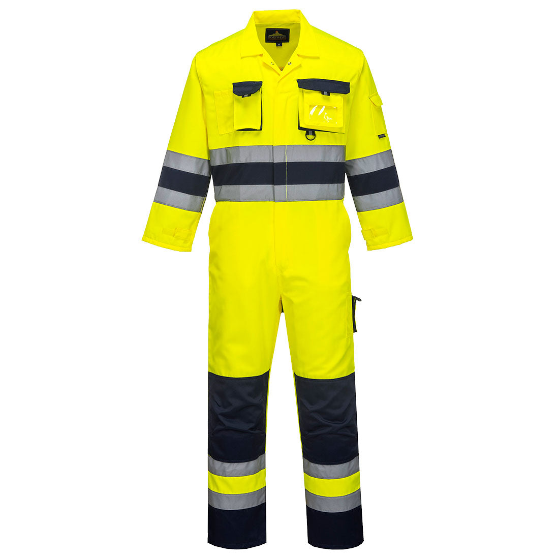 Portwest Nantes Hi-Vis Contrast Work Coverall - TX55