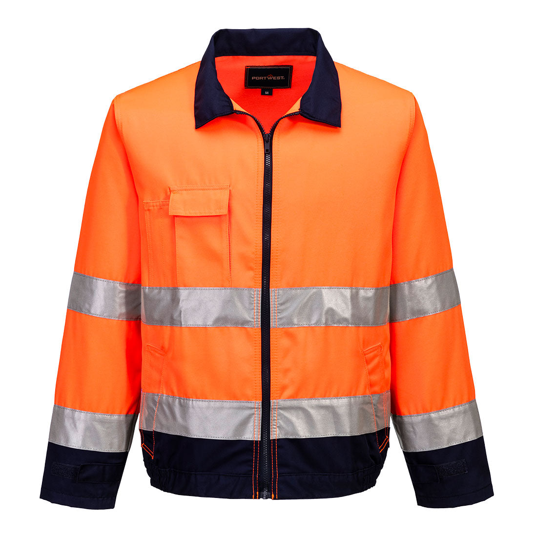 Portwest Madrid Hi-Vis Contrast Bomber Jacket - TX70