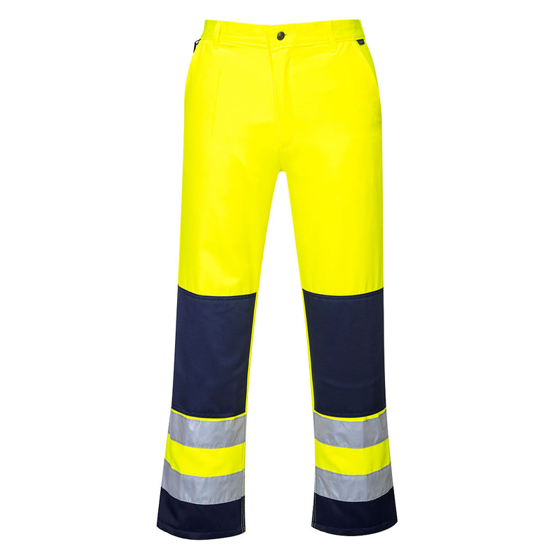 Portwest Seville Hi-Vis Contrast Work Trousers - TX71
