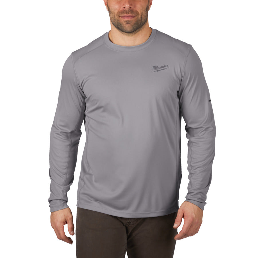 Milwaukee WORKSKIN™ WW LS Work T-Shirt - Long Sleeve - Grey - 1