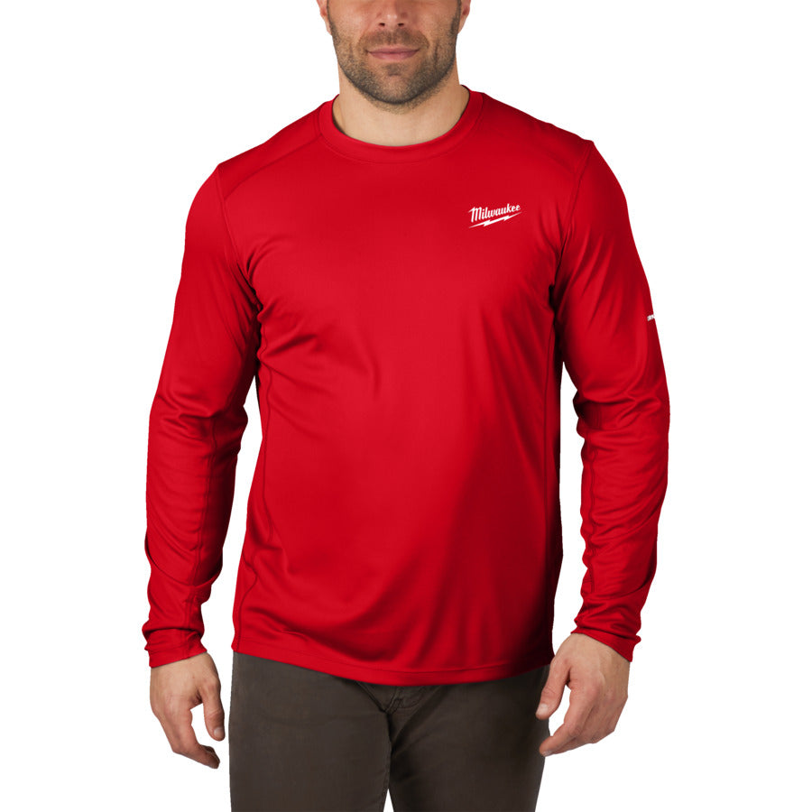Milwaukee WORKSKIN™ WW LS Work T-Shirt - Long Sleeve - Red  - 1