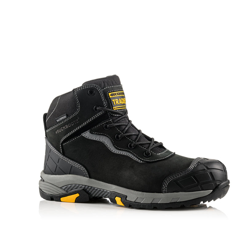 Buckbootz BLITZ Black safety boots – product view