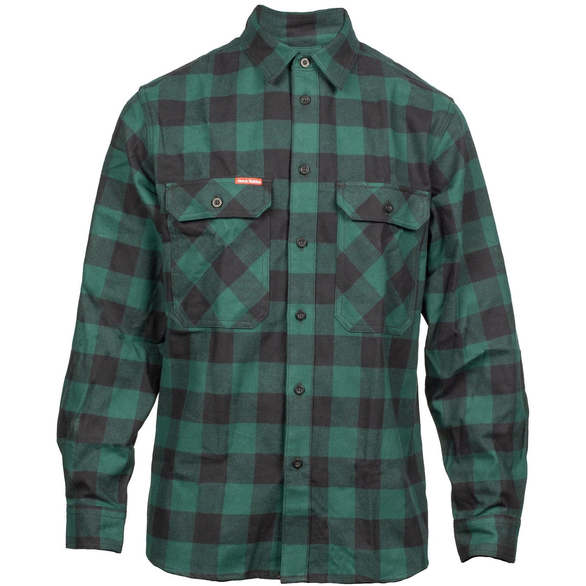 Hard Yakka Long Sleeve Check Flannel Shirt