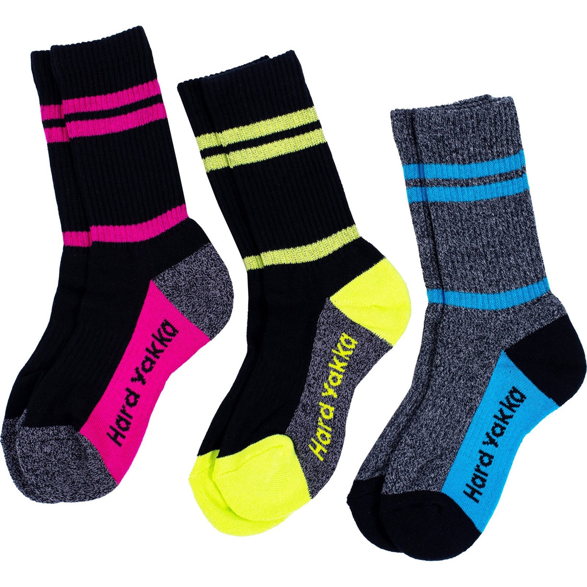 Hard Yakka Crew 3 Pack Work Sock