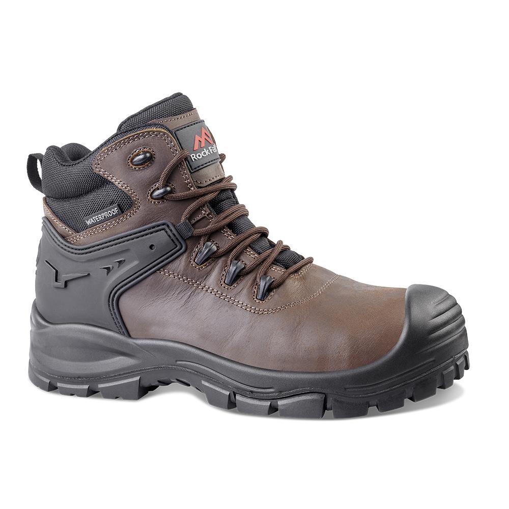 Rock Fall RF205 - Herd S3 brown waterproof composite toe/midsole work safety boots