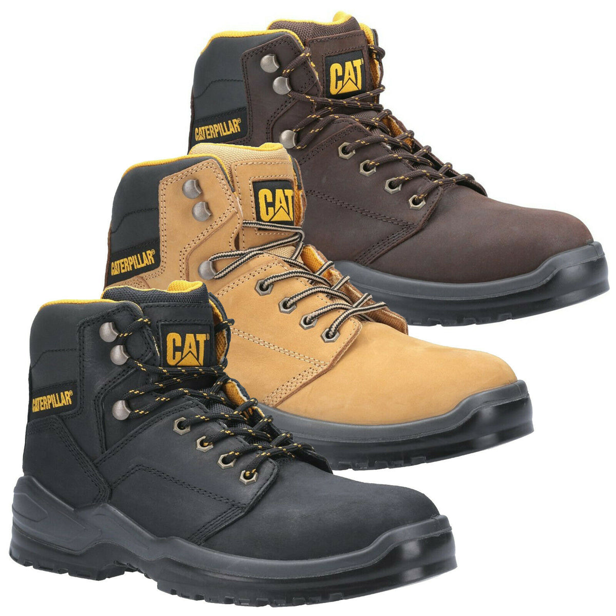 Caterpillar Striver Lace Up Injected Safety Boot