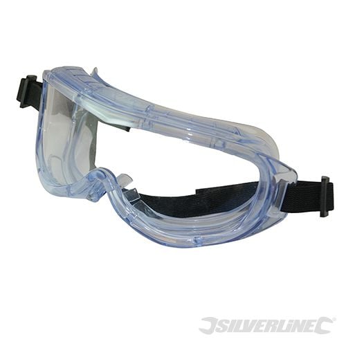 Silverline Panoramic Safety Goggles Clear - 140903