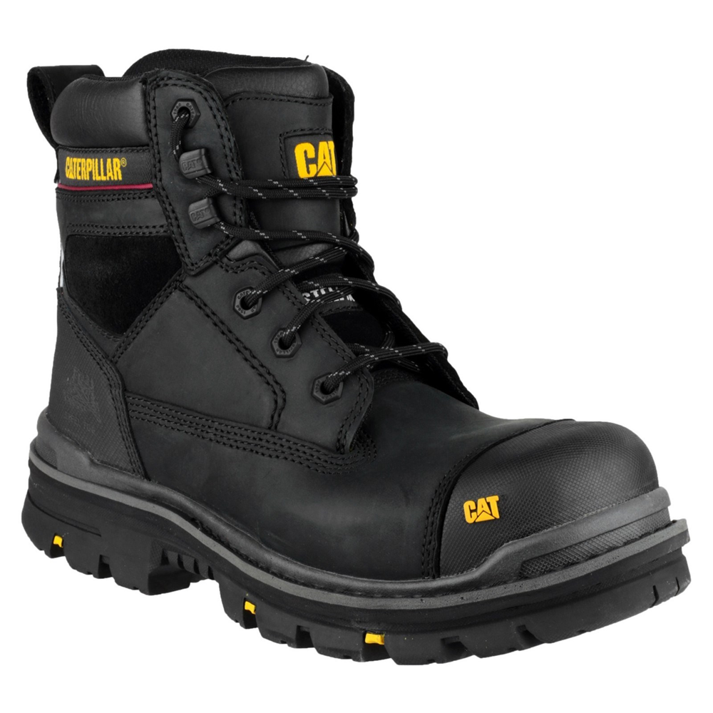 Gravel 6" Safety Boot Black