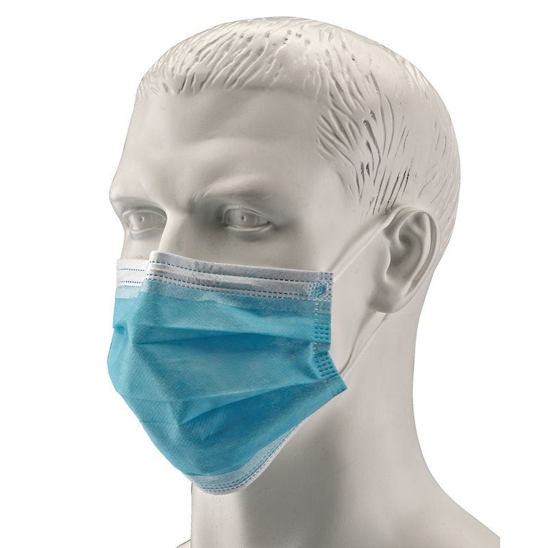 Draper MFM/50 Single Use Medical Face Masks (Pack of 50) - (21657)