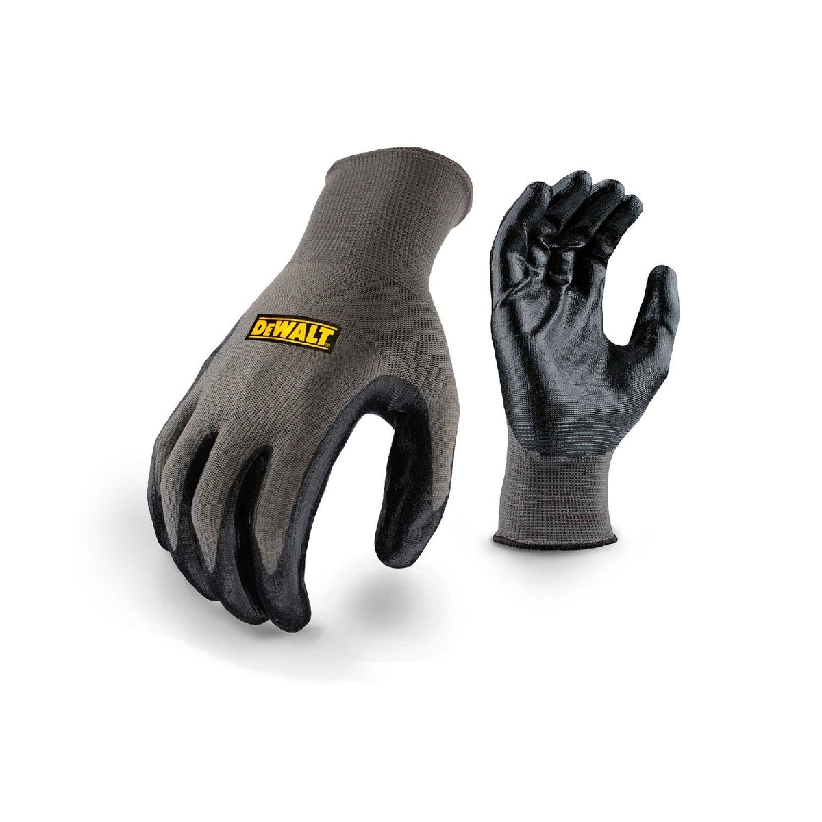 Dewalt Nitrile Coated Gripper - Grey/Black