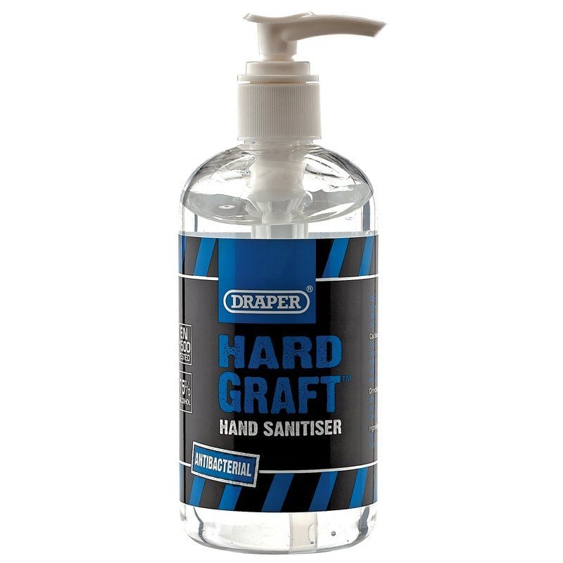 Draper HG-300 Antibacterial Hand Sanitiser, 300ml (75% alcohol) - (34216)