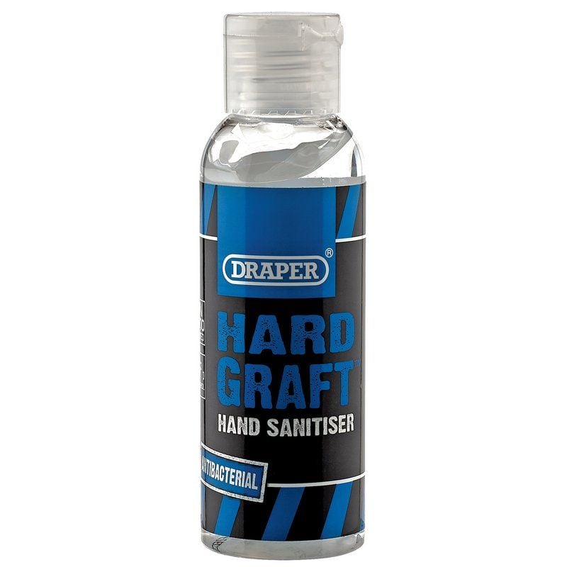 Draper HG-100 Antibacterial Hand Sanitiser, 100ml (75% alcohol) - (34689)