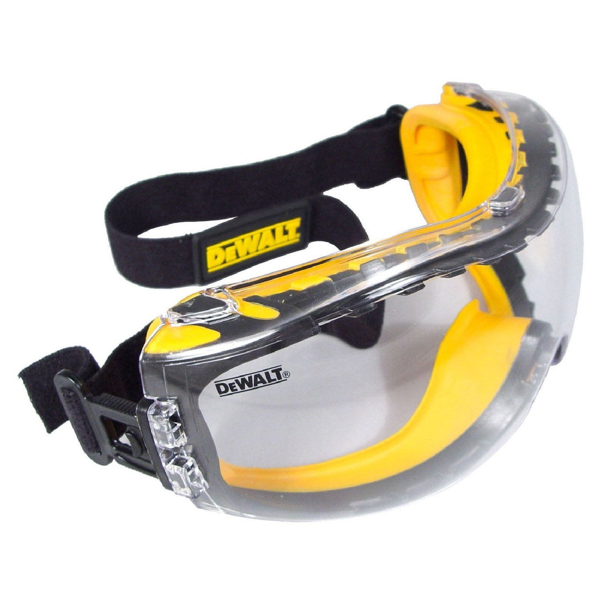 Dewalt Concealer DPG82 Safety Goggles - Clear/Black/Yellow - Size Itm (26883-45105-01)