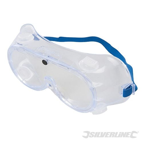 Silverline Indirect Safety Goggles Indirect Vent - Clear - 633740