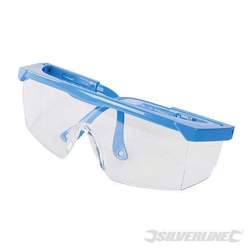 Silverline Adjustable Safety Glasses Clear - 868628