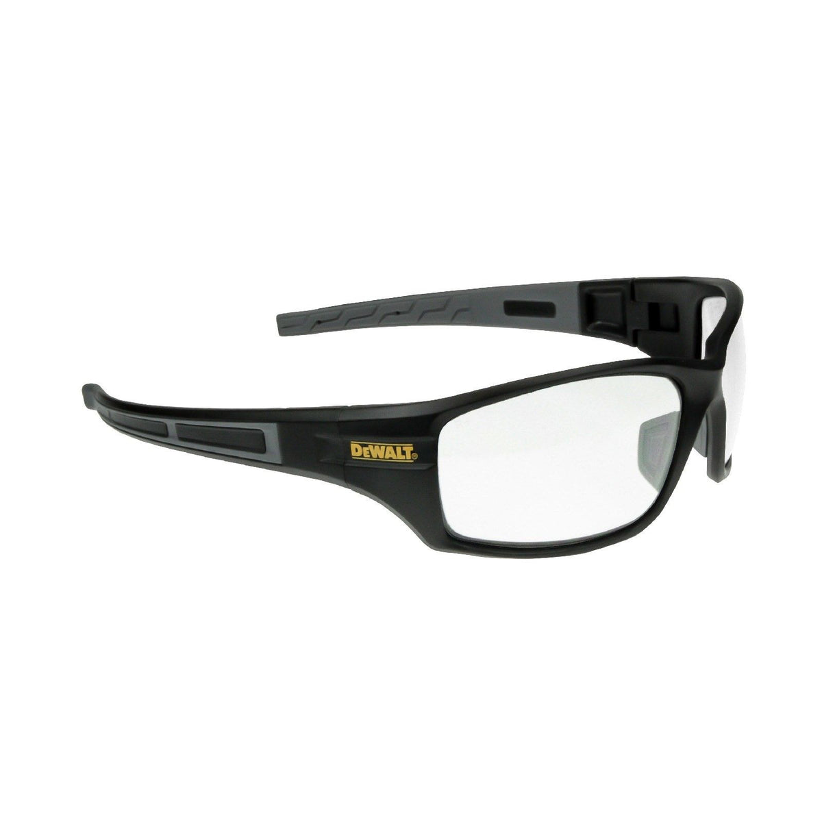 Dewalt Auger DPG101 Safety Eyewear - Black/Clear - Size Itm (26884-45106-01)