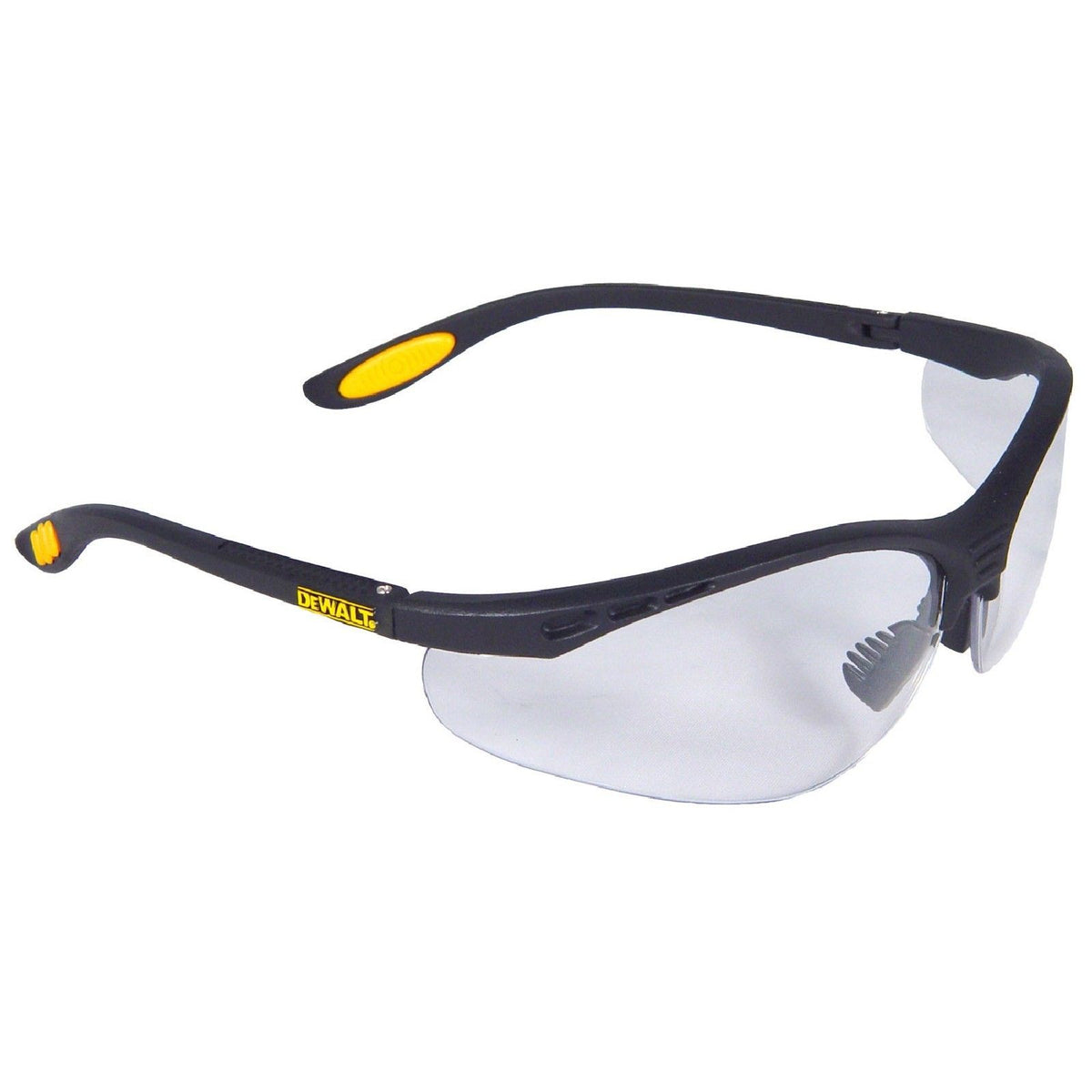 Dewalt Reinforcer DPG58 Safety Eyewear - Black/Clear/Yellow - Size Itm (26882-45101-01)