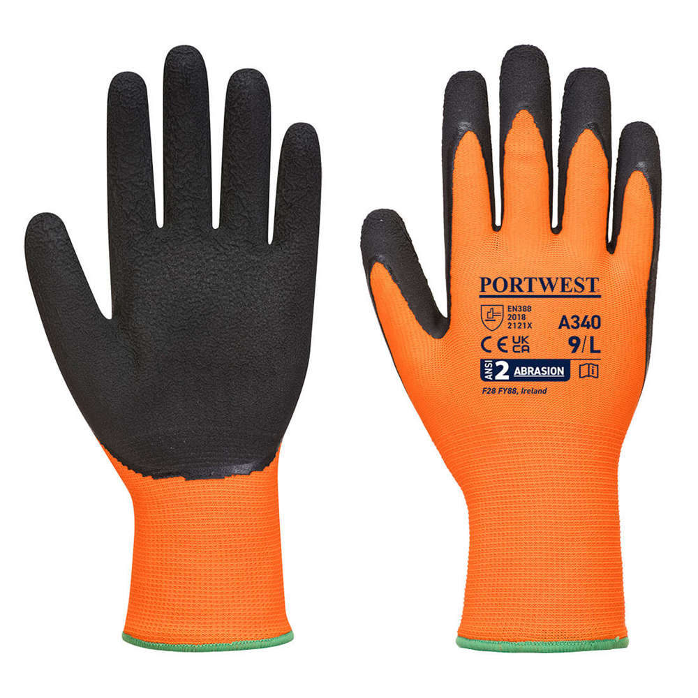 Hi-Vis Grip Glove - Latex