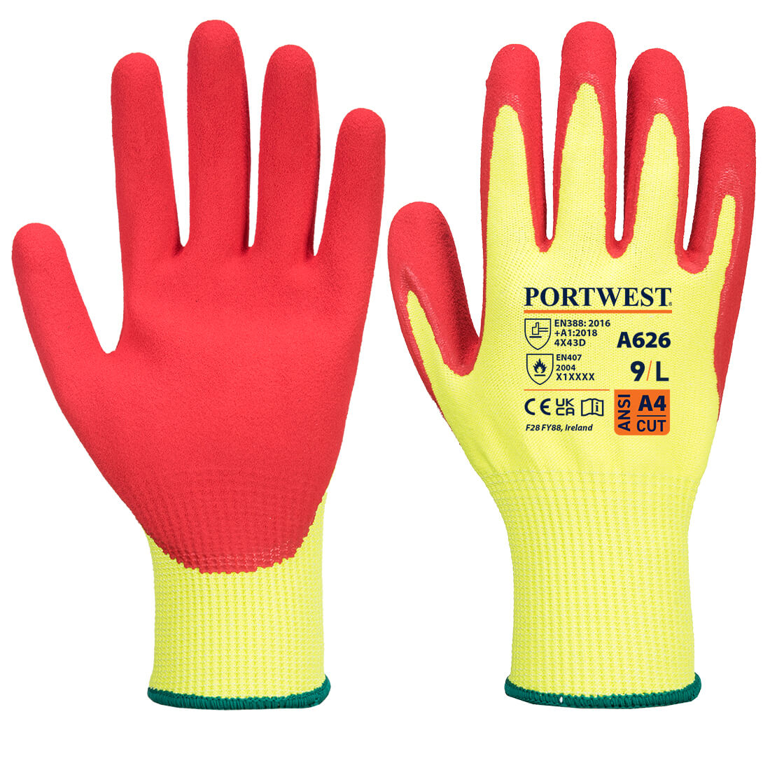 Portwest Vis-Tex HR Cut Glove
