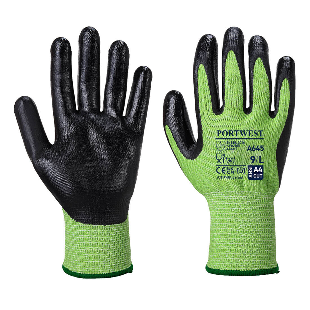 Green Cut Glove