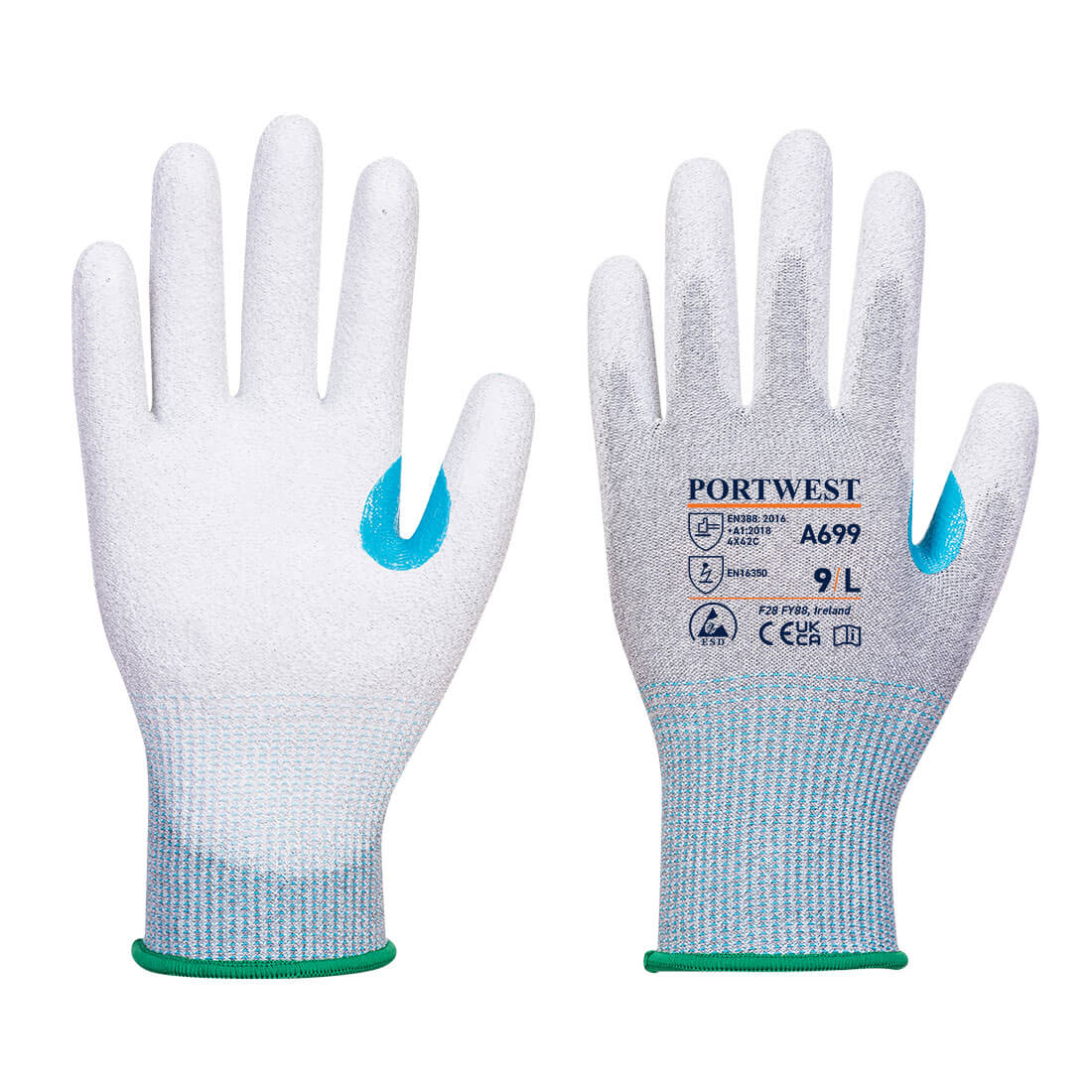 Portwest MR13 ESD PU Palm Glove