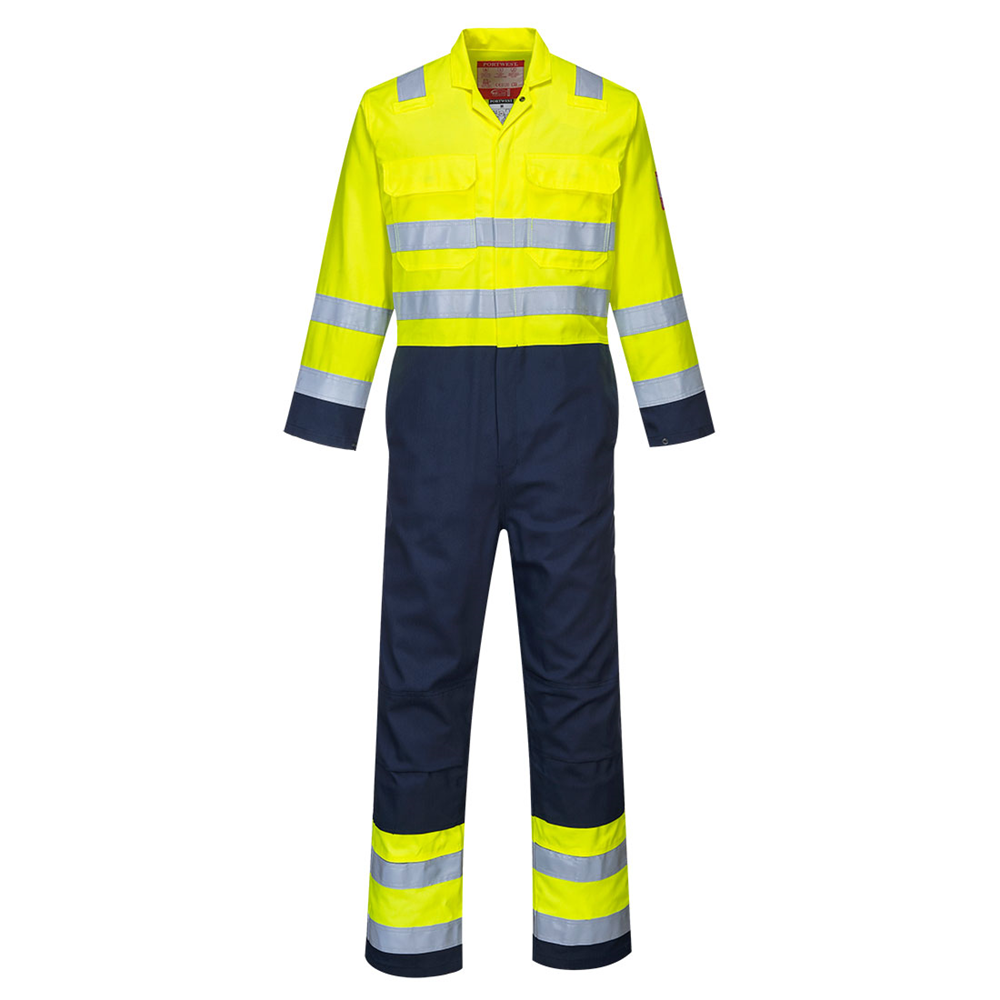 Hi-Vis Anti-Static Bizflame Pro Coverall