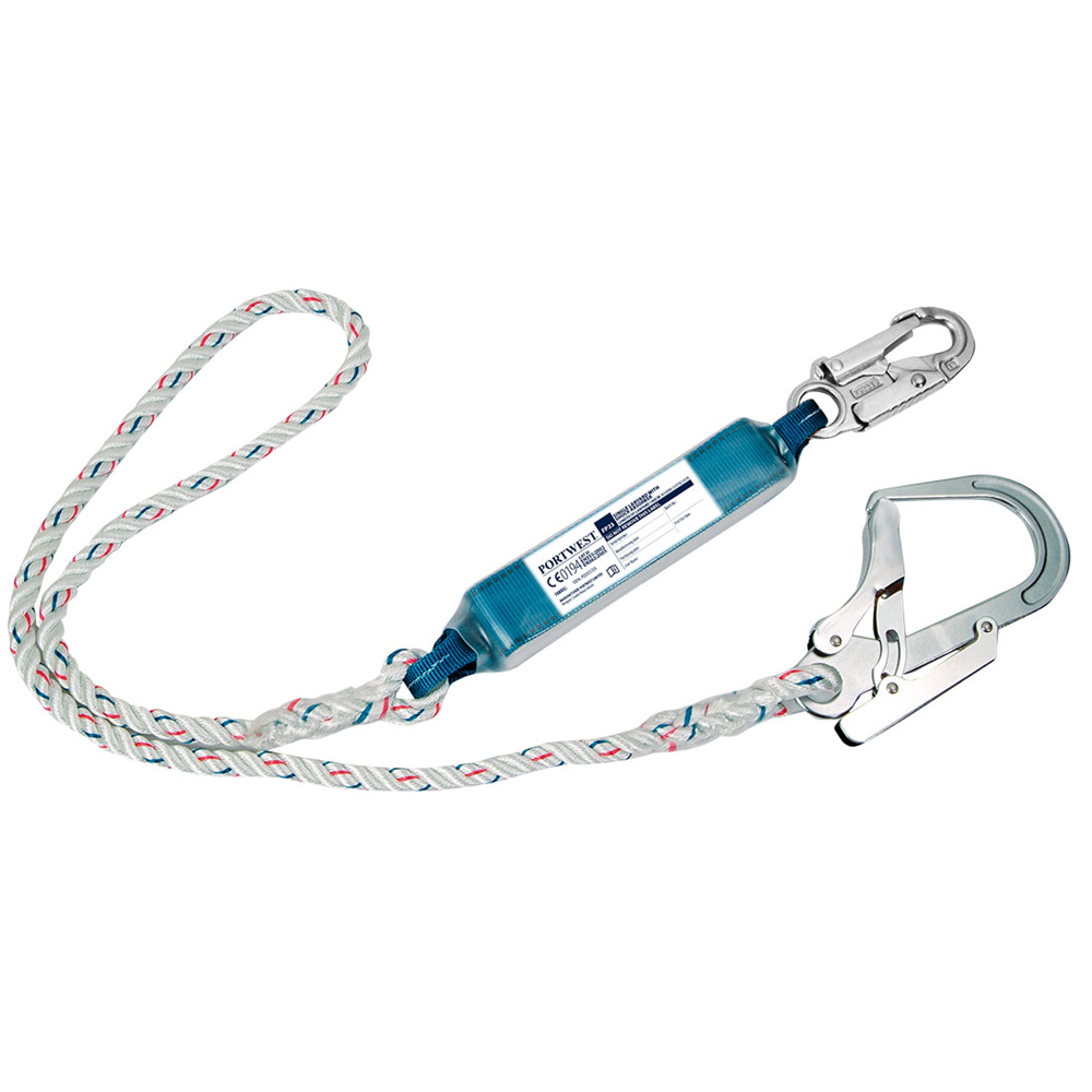Single Lanyard With Shock Absorber