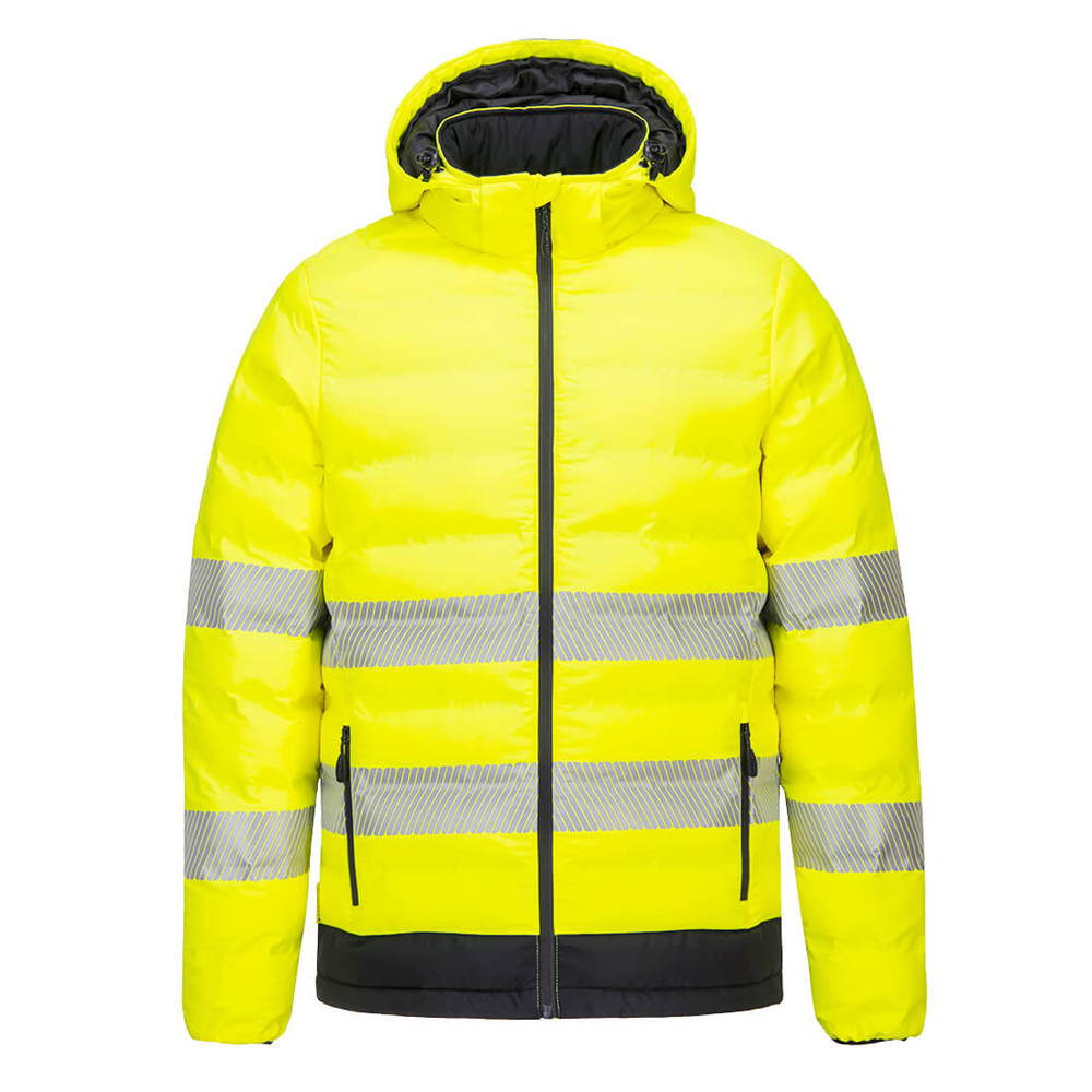 Hi Vis Ultrasonic Heated Tunnel Jacket