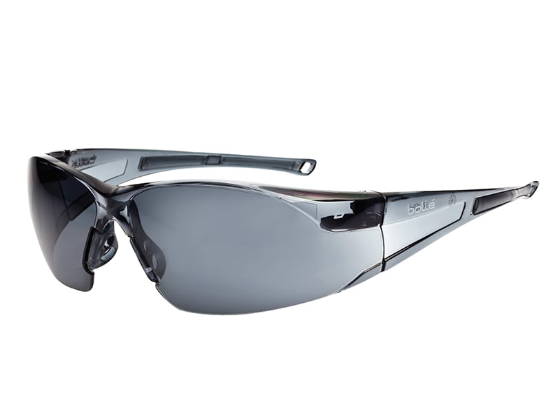 Bolle Rush Safety Glasses - Smoke - Safety Glasses