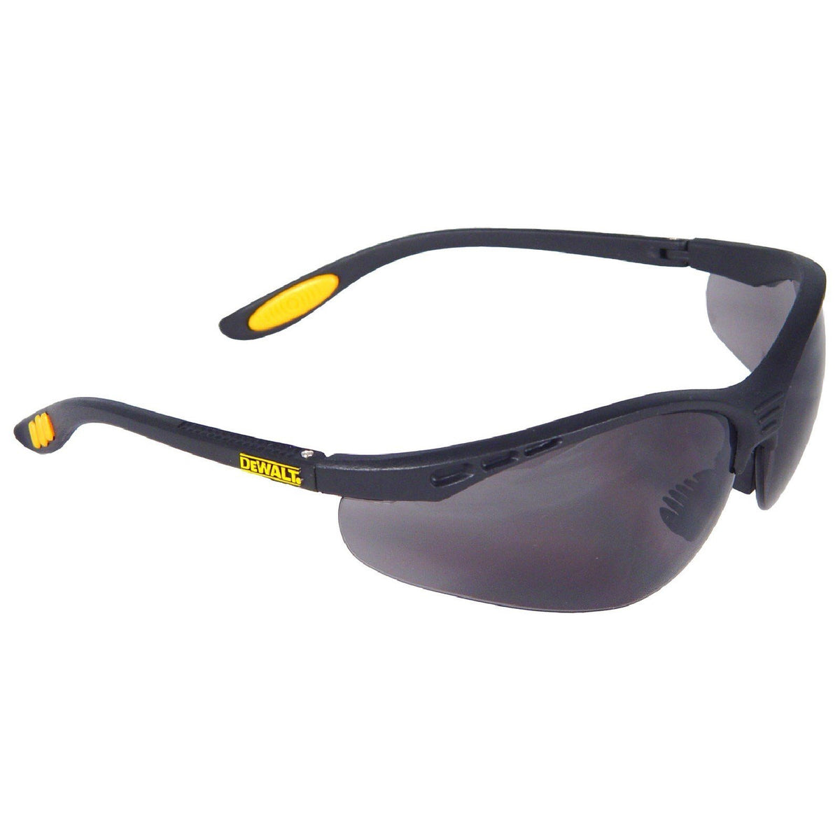 Dewalt Reinforcer DPG58 Safety Eyewear - Black/Charchoal/Yellow - Size Itm (26882-45102-01)