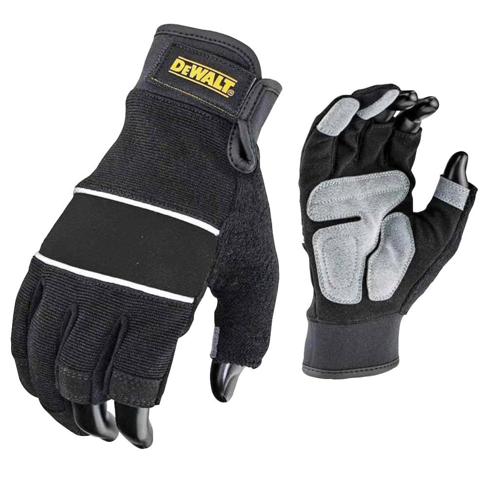 DeWalt DPG214L-EU Performance 3-Finger Work Gloves Black Large