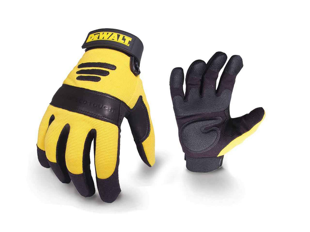 DeWalt DPG21L-EU Synthetic Padded Leather Palm Gloves Large