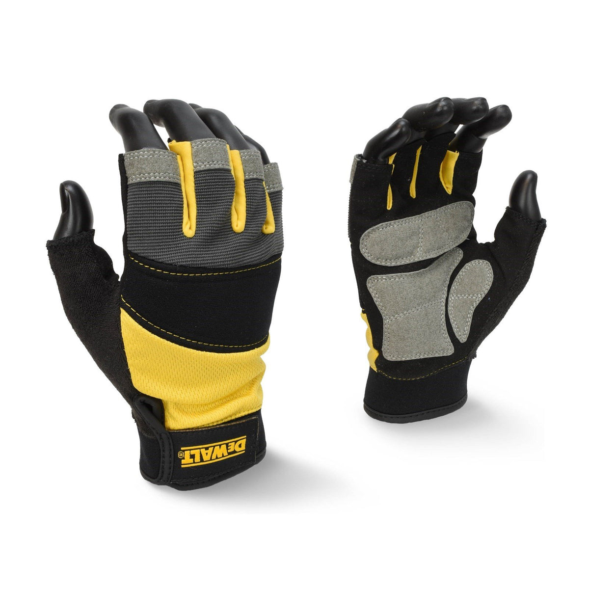 Dewalt DPG213 Fingerless Performance Gloves - Orange/Grey/Black - Size Itm (35418-65999-01)