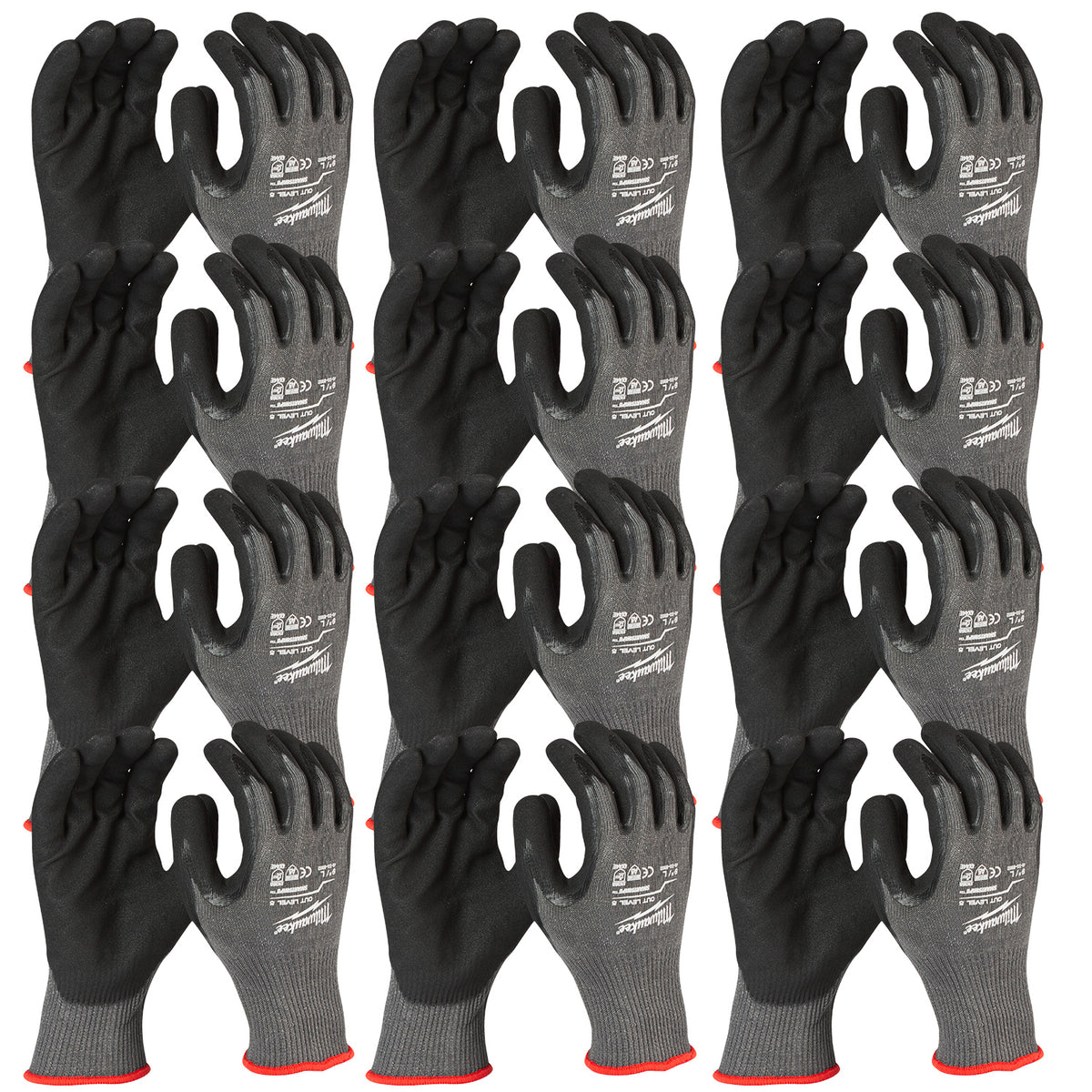 Milwaukee 4932479719 Cut E Gloves Pack Cut E Gloves - 7/S - 12pc