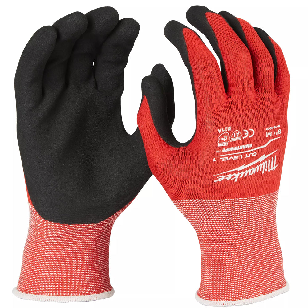 Milwaukee Cut Resistant Level 1 Dipped Gloves