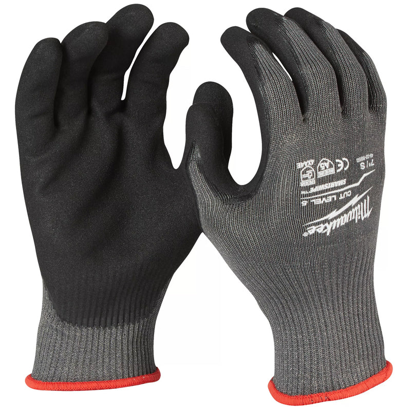 Milwaukee Cut Resistant Level 5 Dipped Gloves