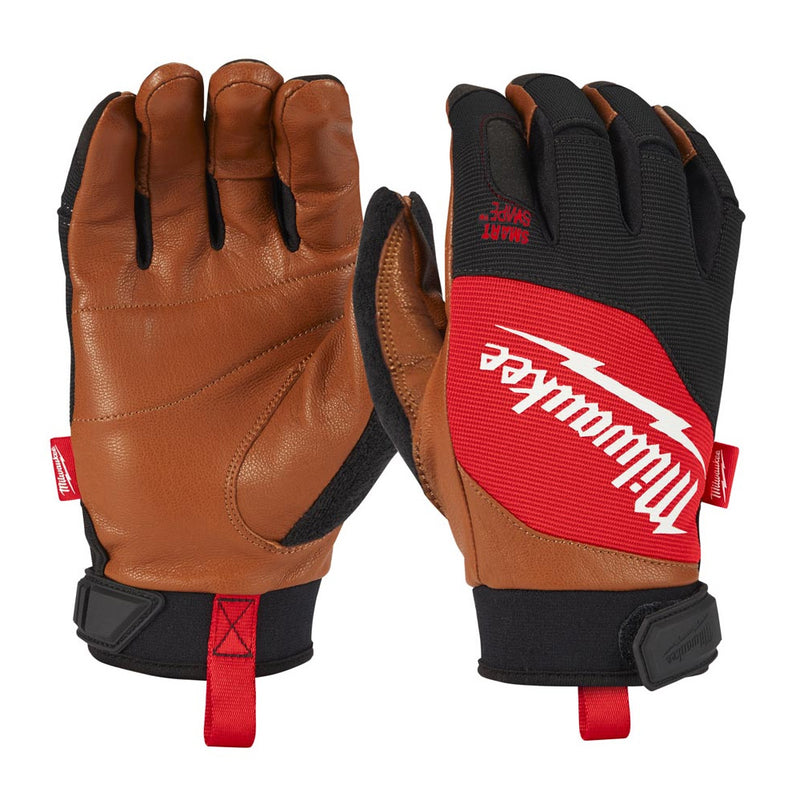 Milwaukee Hybrid Leather Gloves Sizes M - XXL