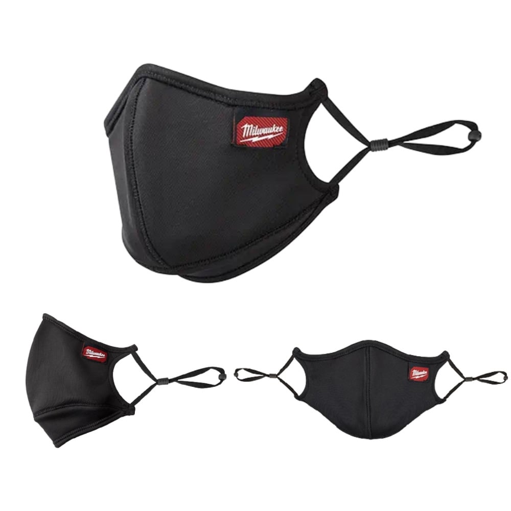 Milwaukee 4932478865 Performance Face Mask S/M - Pack of 3