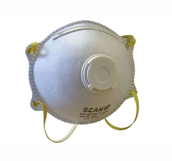 Scan Moulded Disposable Masks Valved FFP1 Protection - Safety Mask  SCAPPEP1MV