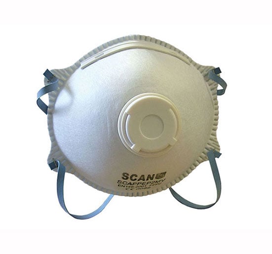 Scan Moulded Disposable MaskS Valved FFP2 Protection - Safety Mask SCAPPEP2MV