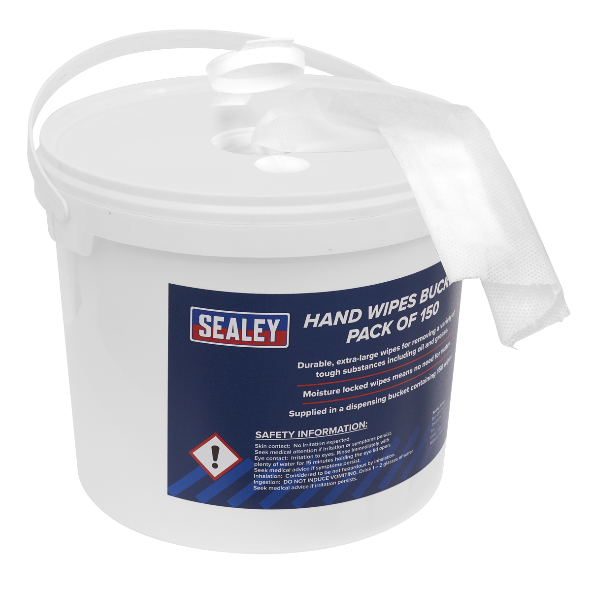 Sealey SCW3 Hand Wipes Bucket - Pack of 150