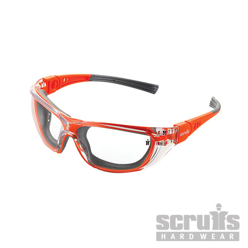 Scruffs Falcon Safety Glasses Orange - T52175