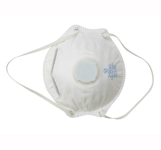 Vitrex Powertool & MDF Premium Valved Moulded Masks - 331041 Safety Mask